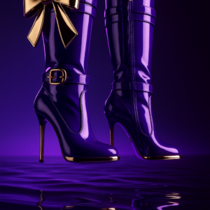 ultra glossy boots